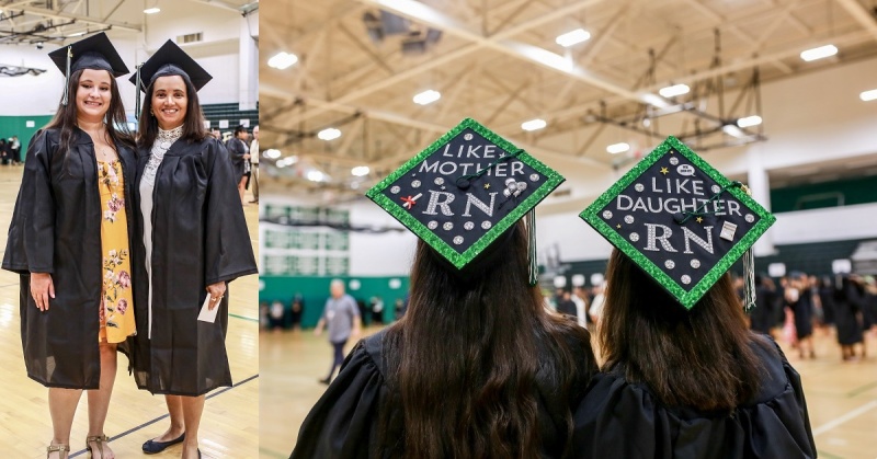Mom and Daughter, Nursing Duo