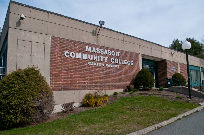 Front entrance of Massasoit's Canton Campus.