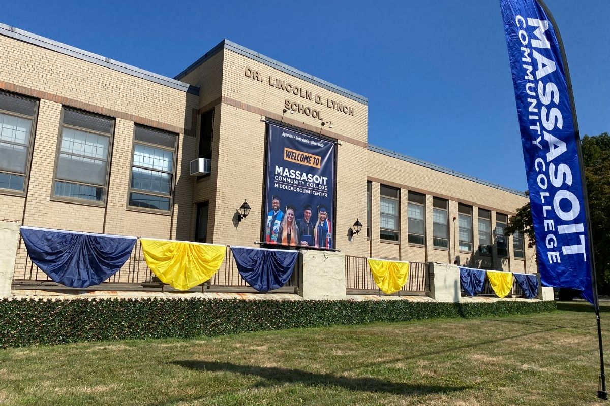 Middleborough Center front entrance.