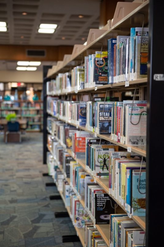 New Library Shelves Layout