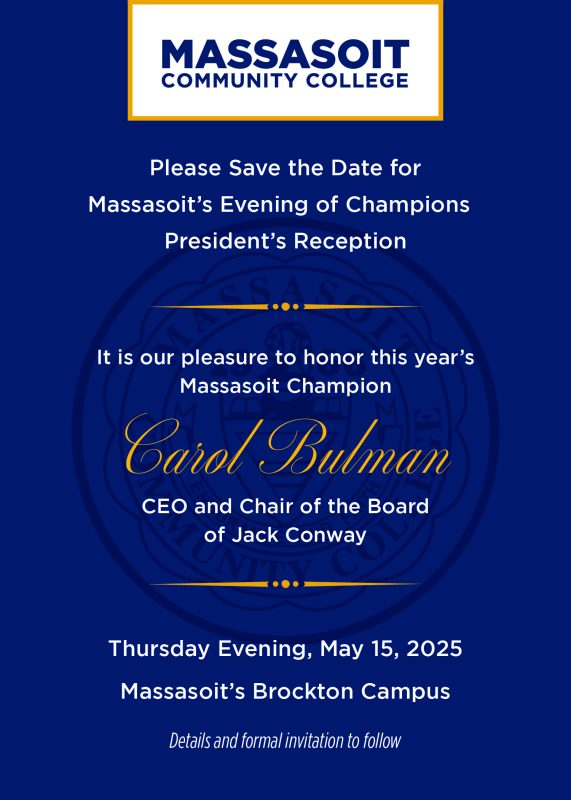 Evening of Champions Save the Date card.