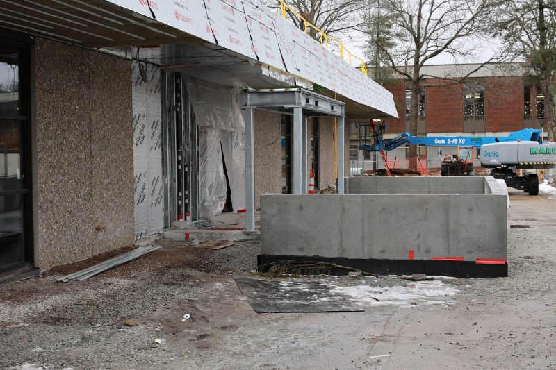 Foundation for Massasoit's new greenhouse